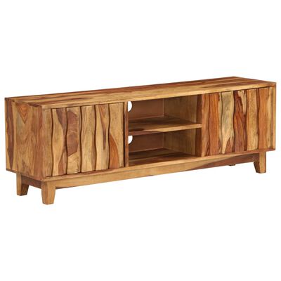 vidaXL TV Cabinet Solid Sheesham Wood 118x30x40 cm