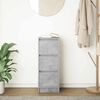 vidaXL Sideboard Concrete Grey 29.5x34x76 cm Engineered Wood
