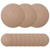vidaXL Jute Placemets 12 pcs Natural 100% Tossa Jute