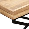 vidaXL Coffee Table Solid Mango Wood 110x55x42 cm