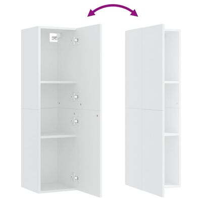 vidaXL TV Cabinet White 30.5x30x110 cm Engineered Wood