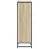 vidaXL Book Cabinet Sonoma Oak 65.5x33x107.5 cm Engineered Wood