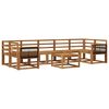 vidaXL Outdoor Sofa Set 6 pcs Natural Solid Acacia Wood