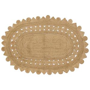 vidaXL Rug Brown 152 x 245 cm Jute