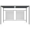 vidaXL Gazebo with Retractable Roof 4x3x2.3 m Anthracite 180 g/m&sup2;