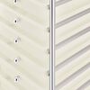 vidaXL 10-Drawer Mobile Storage Trolley White Plastic