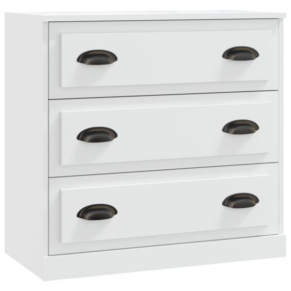 vidaXL Sideboard White 70x35.5x67.5 cm Engineered Wood