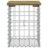 vidaXL Garden Bench Gabion Design 33x31x42 cm Impregnated Wood Pine