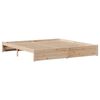 vidaXL Bed Frame without Mattress 180x200 cm Super King Solid Wood Pine
