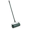 vidaXL Lawn Roller Pull with Aerator Clamps Green 128 x 38 cm Steel