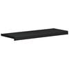 vidaXL Window Sill Black with wood grain 80 x 35 x 4.5 cm PVC