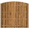 vidaXL Hit and Miss Fence Panel Pinewood 180x(155-170) cm