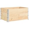 vidaXL Raised Beds 3 pcs 80x120 cm Solid Pine Wood