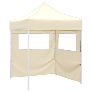 vidaXL Party Tent Folding Cream 200 x 200 x 315 cm Oxford Fabric