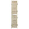 vidaXL 4-Panel Room Divider 140x165 cm Solid Wood Paulownia