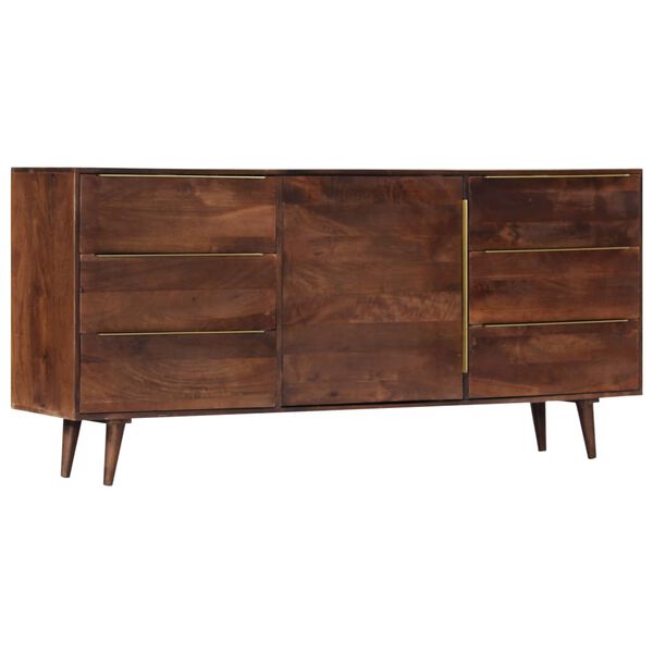 vidaXL Sideboard with 6 Drawers 175x40x82 cm Solid Mango Wood