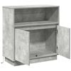 vidaXL LED Sideboard Concrete grey 71 x 34.5 x 75 cm Engineered Wood