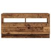 vidaXL TV Cabinet with LED Lights Old Wood 260x35x40 cm Engineered Wood