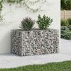 vidaXL Gabion Raised Bed Silver 100 x 60 x 55 cm Galvanised Steel