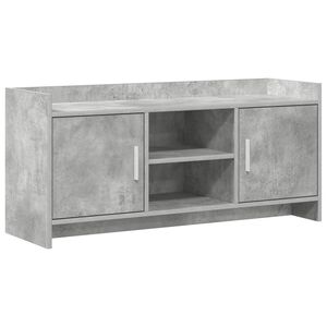 vidaXL TV Cabinet 102 x 33 x 47 cm Concrete Grey Engineered Wood