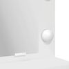 vidaXL Dressing Table White 75.5 x 41 x 135 cm Engineered Wood