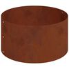 vidaXL Garden Planter Brown 120 x 120 x 20 cm Weathering Steel