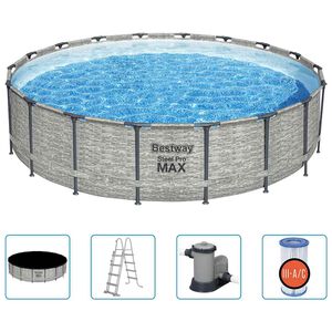 Bestway Power Steel Swimming Pool 549x122 cm