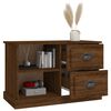 vidaXL TV Cabinet Brown Oak 73x35.5x47.5 cm Engineered Wood