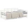 vidaXL Pull-out Day Bed without Mattress White 2x(90x200) cm
