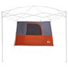 vidaXL Inner Tent with Roof Grey and Orange 280 x 220 x 176 cm Taffeta