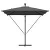 vidaXL Cantilever Banana Parasol Anthracite 249 x 249 x 250 cm