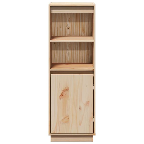 vidaXL Highboard 37x34x110 cm Solid Wood Pine