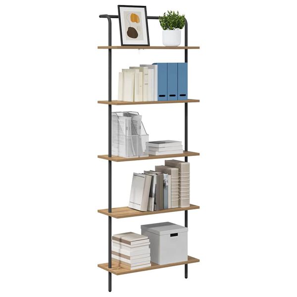 vidaXL Bookshelf Artisan Oak 60 x 24 x 168 cm Engineered wood