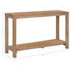 vidaXL Console Table 120x35x75 cm Solid Teak Wood