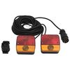 vidaXL Trailer Lights 2 pcs Red 10.5x5x9.5 cm 12V Classic Bulb