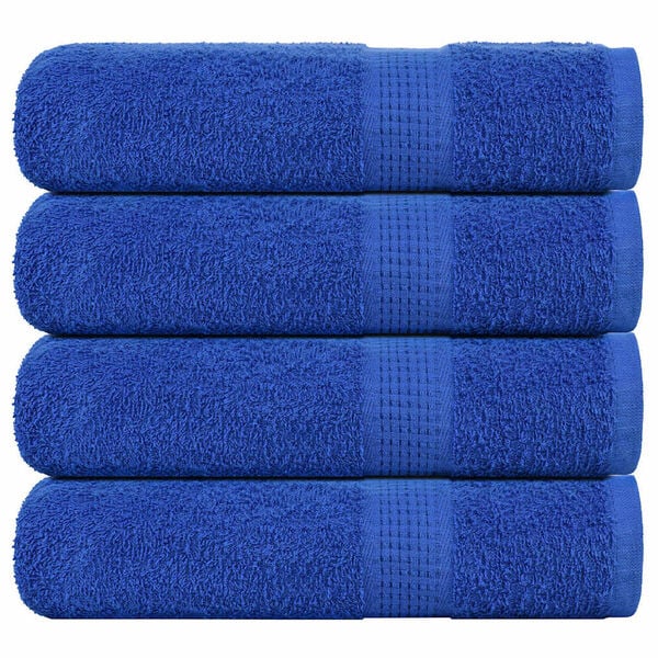 vidaXL Shower Towels "FROGN" 4 pcs Blue 70x140 cm 360 gsm