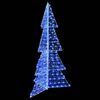 vidaXL Christmas Tree with 240 LEDs Blue 180 cm Acrylic