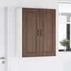 vidaXL Kitchen Wall Cabinet Brown Oak 80 x 31 x 100 cm Engineered Wood