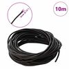 vidaXL Leather Cord Dark Brown &Oslash;3 mm x 10 m Leather