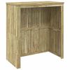 vidaXL Wheelie Bin Storage Impregnated Pine Wood
