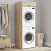 vidaXL Wash Machine Cabinet Sonoma 67.5 x 68 x 200 cm Engineered wood