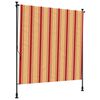 vidaXL Outdoor Roller Blind Multicolour 100 x 270 cm