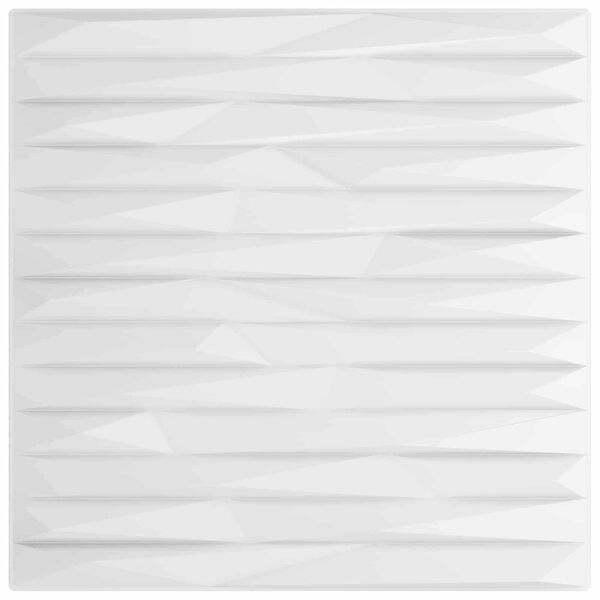 vidaXL Wall Panels 48 pcs White Stone 50 x 50 cm XPS Foam