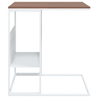 vidaXL Side Table white 55x36x59.5 cm Engineered Wood