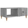 vidaXL Coffee Table Grey Sonoma 90 x 50 x 40 cm Engineered Wood
