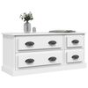 vidaXL TV Cabinet White 100x35.5x45 cm Engineered Wood