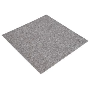 vidaXL Carpet Tile Brown 50 x 50 cm 36 pcs PP and Bitumen