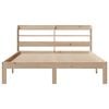 vidaXL Bed Frame with Headboard without Mattress 140x190 cm