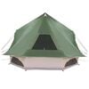 vidaXL Family Tipi Tent Folding with Roof Green 680 x 430 x 270 cm