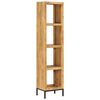 vidaXL Bookshelf 40x30x175 cm Solid Mango Wood